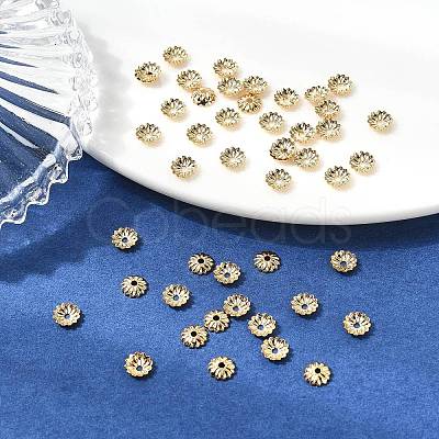 SHEGRACE Brass Beads Caps XGRPCU482-285G-1