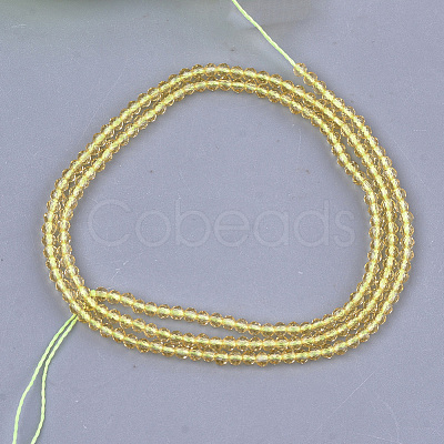 Synthetic Quartz Crystal Beads Strands G-T119-05E-1