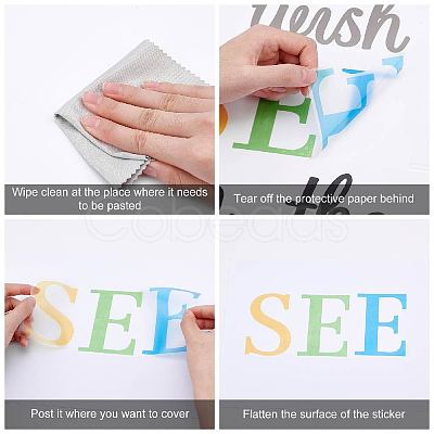 PVC Wall Stickers DIY-WH0228-742-1