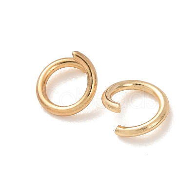 Brass Open Jump Rings KK-G604-08G-03-1