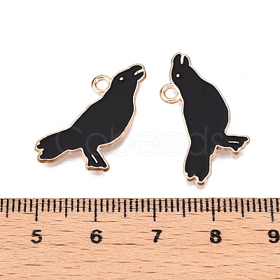 Halloween Theme Alloy Enamel Pendants X-PALLOY-N176-46-RS-1