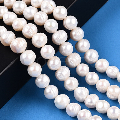 Natural Cultured Freshwater Pearl Beads Strands LS-PEAR-N013-17N-01-1