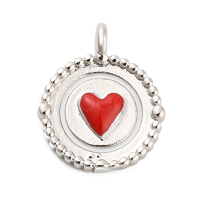 Brass Enamel Pendants KK-H527-01B-P02-1