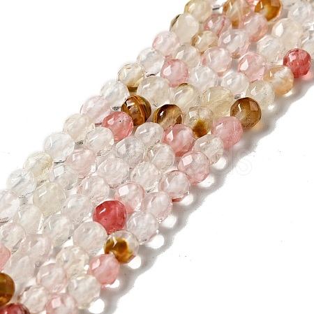 Cherry Quartz Glass Beads Strands G-P476-01A-01-1