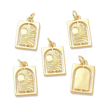 Brass Pendants KK-L206-017G-1