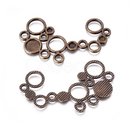 Alloy Cabochon Connector Settings X-EA10977Y-AB-1