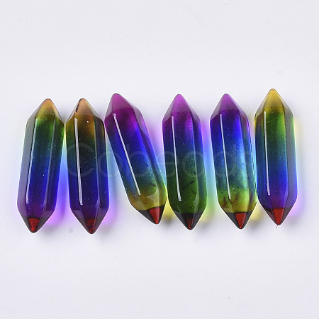 Glass Double Terminated Point Beads GLAA-S167-12A-1