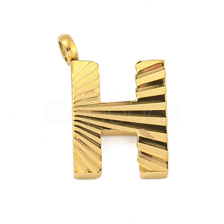 Ion Plating(IP) 304 Stainless Steel Charms STAS-G345-01G-H-1