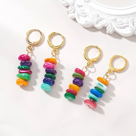 Brass Hoop Earrings EJEW-JE06970-02-1