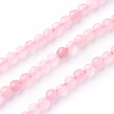 Natural Rose Quartz Beads Strands G-F619-23-2mm-1