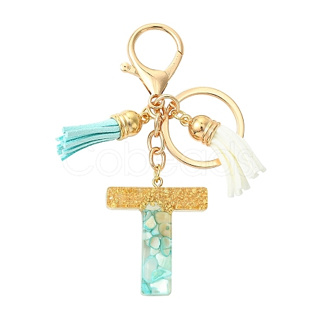 Transparent Epoxy Resin Pendant Keychains KEYC-FS00022-20-1