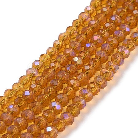 Electroplate Glass Beads Strands X1-EGLA-A034-T8mm-L01-1