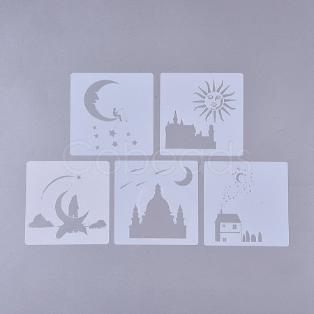 Plastic Drawing Stencil DIY-WH0149-27-1