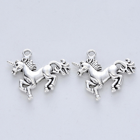 Tibetan Style Alloy Pendants TIBE-R316-073AS-RS-1