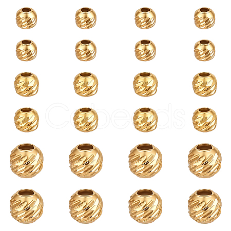 24Pcs 3 Styles 925 Sterling Silver Spacer Beads FIND-PH0060-01-1