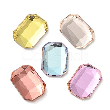 Glass Rhinestone Cabochons RGLA-P037-14A-D-1