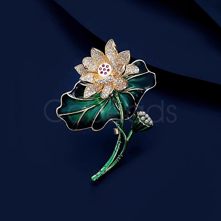 Lotus Enamel Pin PW-WGD1C40-01-1
