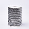 Glitter Sparkle Ribbon, Polyester & Nylon Ribbon, Silver, 3/8 inch(9.5~10mm), about 50yards/roll(45.72m/roll)