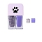 12ml Two Tone Nail Polish, for Nail Art Design, Quick-drying, Nail Art Accessories, Lilac, 60x36x18mm