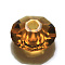 Imitation Austrian Crystal Beads, Grade AAA, K9 Glass, Faceted, Flat Round, Goldenrod, 6x3.5mm, Hole: 0.7~0.9mm