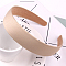 Wide Cloth Hair Bands, Solid Simple Hair Accessories for Women, Khaki, 145x130x28mm