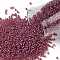 TOHO Round Seed Beads, Japanese Seed Beads, (960) Inside Color Amber/Mauve Lined, 15/0, 1.5mm, Hole: 0.7mm, about 15000pcs/50g