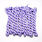 Braided Polyester Cords, Medium Purple, 1mm, about 28.43 yards(26m)/bundle, 10 bundles/bag