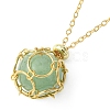 304 Stainless Steel Macrame Pouch Empty Stone Holder for Pendant Necklaces Making NJEW-TA00083-02-3