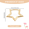1Pair Brass Huggie Hoop Earrings EJEW-LP0001-20-2