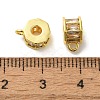 Column Brass Micro Pave Cubic Zirconia Tube Bails LS-KK-C072-05B-G-2