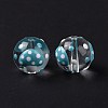 Glass with Enamel Beads LAMP-P058-01A-4