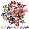 108Pcs 9 Colors Star Sew on Rhinestone OACR-GF0001-13-1