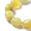 Natural Yellow Opal Beads Strands G-B028-B13-2