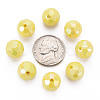 Opaque Acrylic Beads TACR-S154-10F-08-5