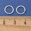 Brass Open Jump Rings KK-M165-9mm-01S-RS-4