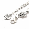 Alloy Bracelets & Anklets Making MAK-M027-04AS-3