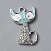 Alloy Enamel Pendants ENAM-WH0065-25P-02-1
