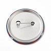 Independence Day Flat Round Tinplate Badge Pins JEWB-G021-01G-2