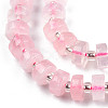 Natural Rose Quartz Beads Strands G-N327-07J-3