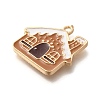 Christmas Theme Alloy Enamel Pendants ENAM-Q509-01KCG-10-2