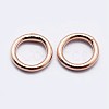925 Sterling Silver Soldered Closed Jump Rings STER-F036-03RG-0.7x5-2