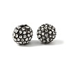 Alloy Rhinestone Beads RB-A034-10mm-A01B-3