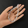 Rondelle Glass & Polymer Clay Rhinestone Beads Phone Hand Strap Chains HJEW-YW0001-05D-3