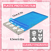 Stainless Steel DIY Nail Art Templates MRMJ-WH0092-165-2