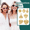 7Pcs 7 Styles Brass Pendants KK-PH0014-74-5