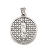 304 Stainless Steel Pendants STAS-B086-09H-P-1