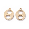 304 Stainless Steel Charms STAS-K215-08G-2