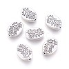 Tibetan Style Alloy Beads X-LFH10181Y-1