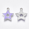 UV Plating Acrylic Pendants OACR-T005-72P-2
