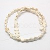 Geark Cross Natural Magnesite Beads Strands G-N0131-04B-2